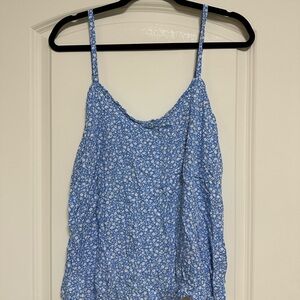 Old Navy Blue Floral Camisole